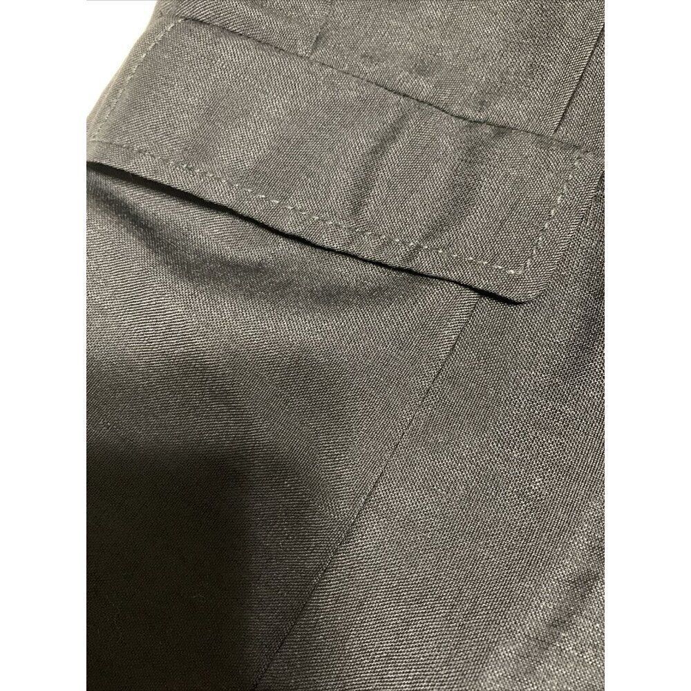 Derek Lam Authentic Solid Black Wool Long Sleeve … - image 7